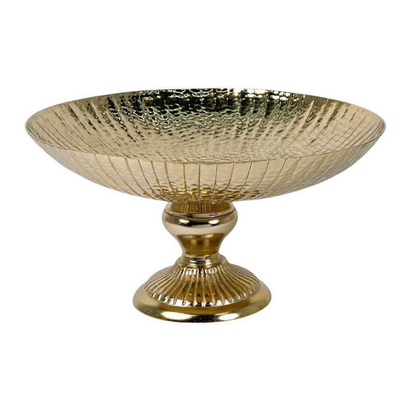 Base Decorativa en Aluminio Dorado