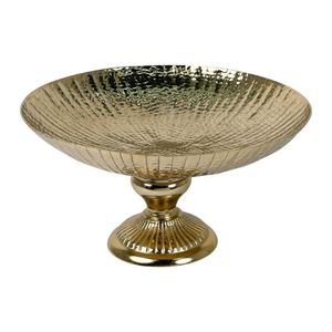 Base Decorativa en Aluminio Dorado