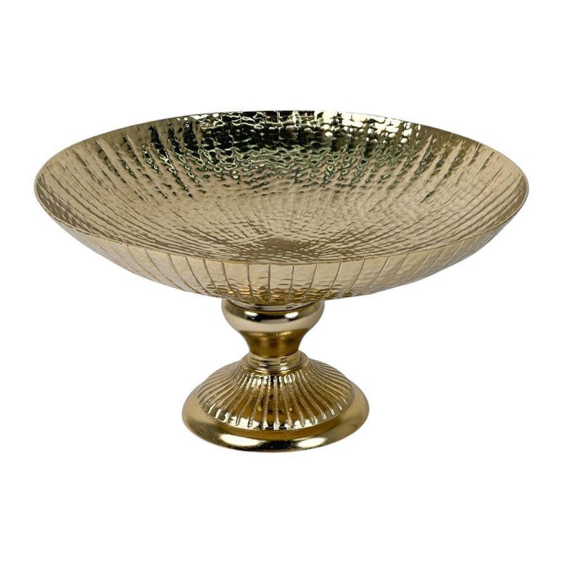 Base Decorativa en Aluminio Dorado