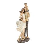 Figura Decorativa de Familia en Abrazo