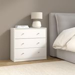 Gavetero Blanco con 3 Compartimientos