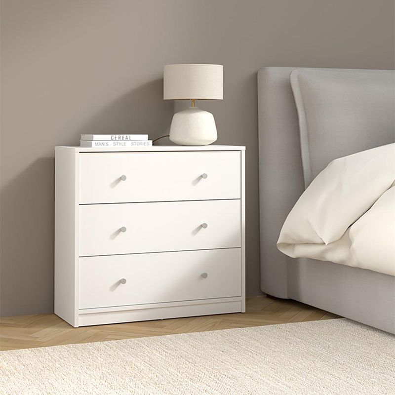 Gavetero Blanco con 3 Compartimientos