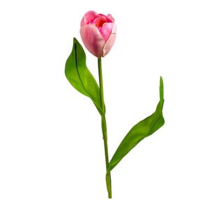 Flor Decorativa Tulipán Rosado