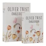 Set de Libros Decorativos Caja Oliver Twist 2 Piezas