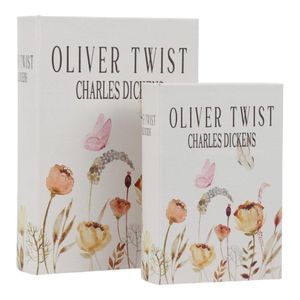 Set de Libros Decorativos Caja Oliver Twist 2 Piezas