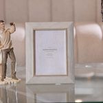 Portarretrato Beige con Toque Gris 23 x 18 cm