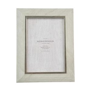 Portarretrato Beige con Toque Gris 23 x 18 cm