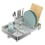 Escurridor Extensible Para Platos Acero Inoxidable Gris