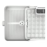 Escurridor Extensible Para Platos Acero Inoxidable Gris