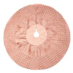 Falda para Árbol de Navidad en Color Rosado