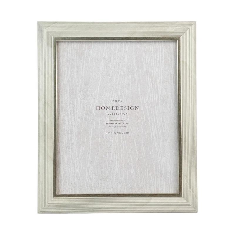 Portarretrato Beige con Toque Gris 31 x 26 cm