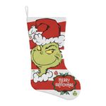 Bota Navideña con Diseño del Grinch