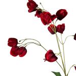 Flor Decorativa Linterna Roja