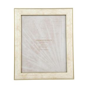 Portarretrato Beige con Orilla Dorada 30 x 25 cm
