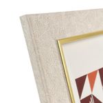 Portarretrato Beige con Toque Dorado 23 x 18 cm