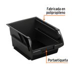 Recipiente Organizador 4.1 Plg Negro