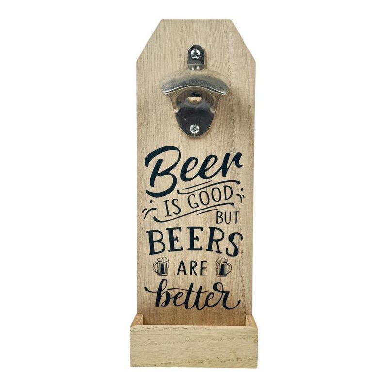 Abrebotellas de Madera con Texto Beers