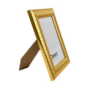 Portarretrato Dorado con Textura 23 x 18 cm