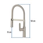 Lavaplatos Monomando Riviera Plateado