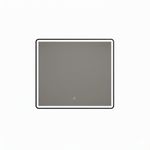 Espejo LED Rectangular Color Negro