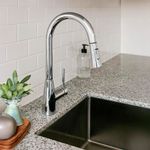 Grifo Monomando Atina de Cocina Cuello Curvo Alto