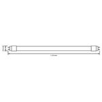 Tubo LED T8 Luz de Día de 18 W