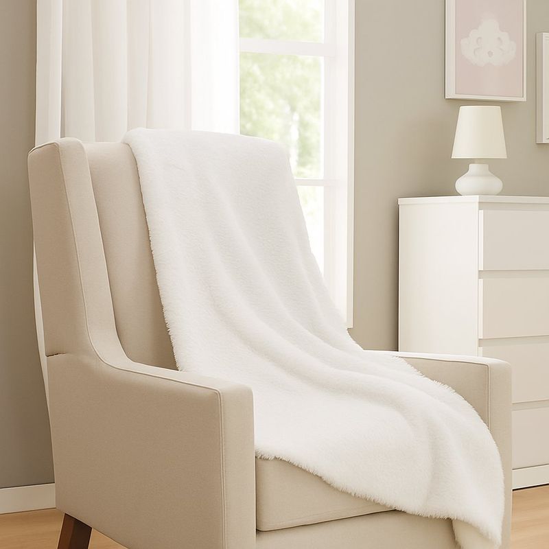 Frazada para Bebé Blanca 75X100 Cm