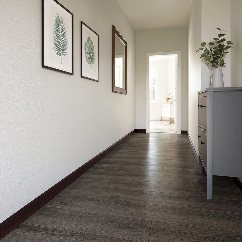 Kit de Zócalo Pvc Café Wengue 2.70 M