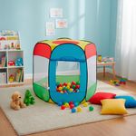 Piscina de Pelotas Infantil Plegable Diseño Multicolor