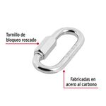 Bandola de Acero con Seguro de Rosca de 1/4 Plg