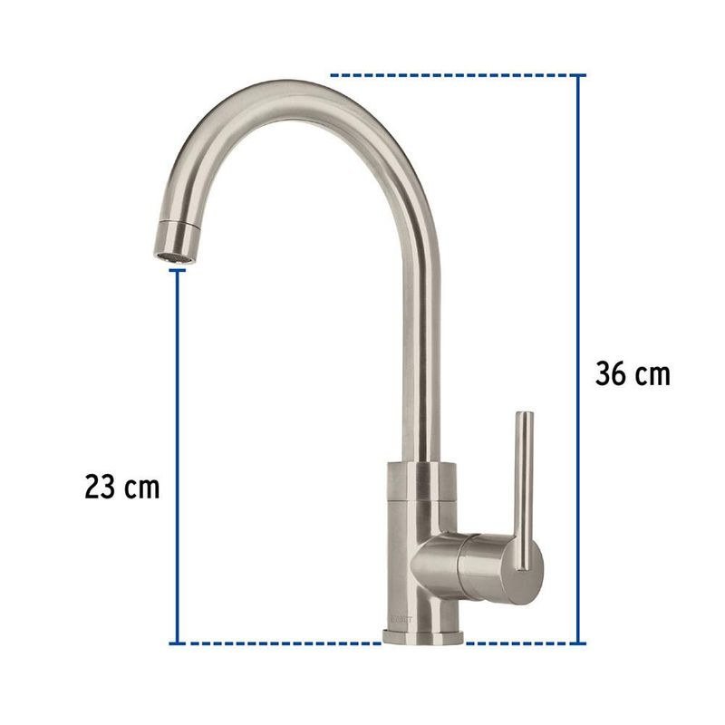 Mezcladora Monomando Element para Lavaplatos