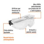 Lentes de Seguridad Profesionales Antiempaño Transparentes