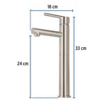 Monomando Recto Element para Baño