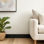 Zócalo Flexible Negro de 4 Plg por 1 M Lineal