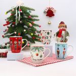 Set de 4 Tazas Navideñas