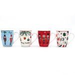 Set de 4 Tazas Navideñas