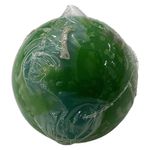 Vela Esférica Verde Decorativa de Navidad