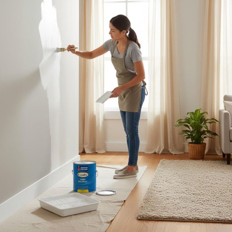 Pintura Style Perfect Extra White Mate 1/4 Galón