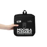 Mochila Plegable Negra Collapse