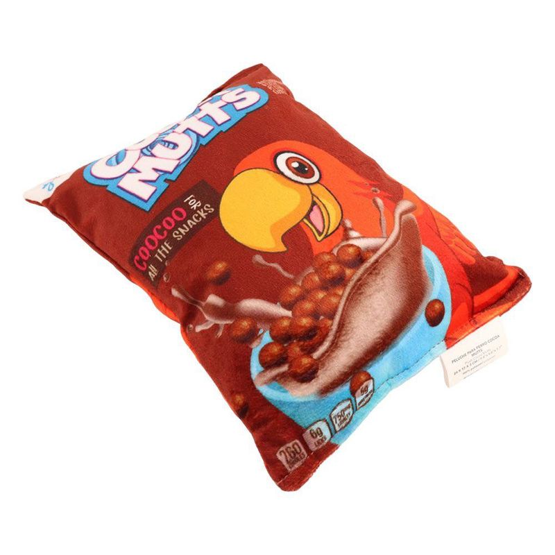 Peluche para Perro Forma de Caja de Cereal Cocoa Mutts