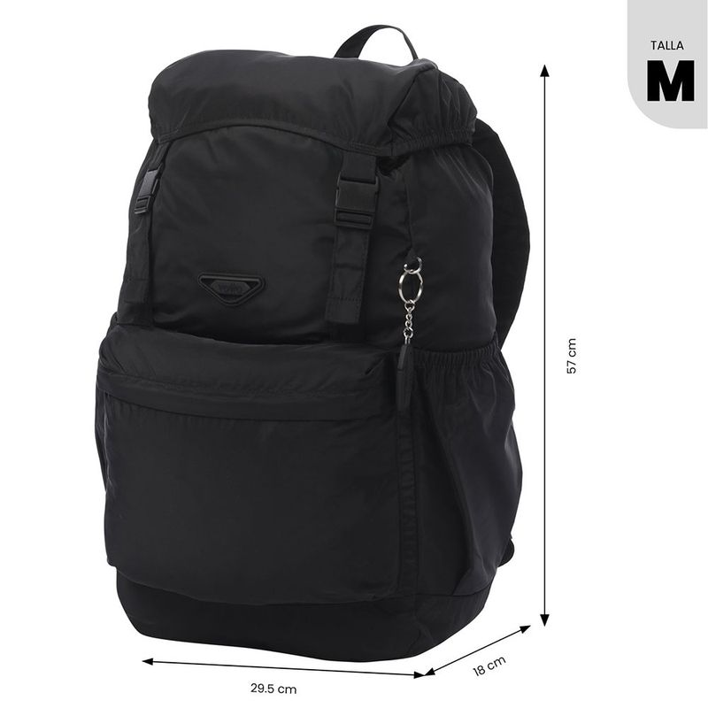 Mochila Plegable Negra Collapse