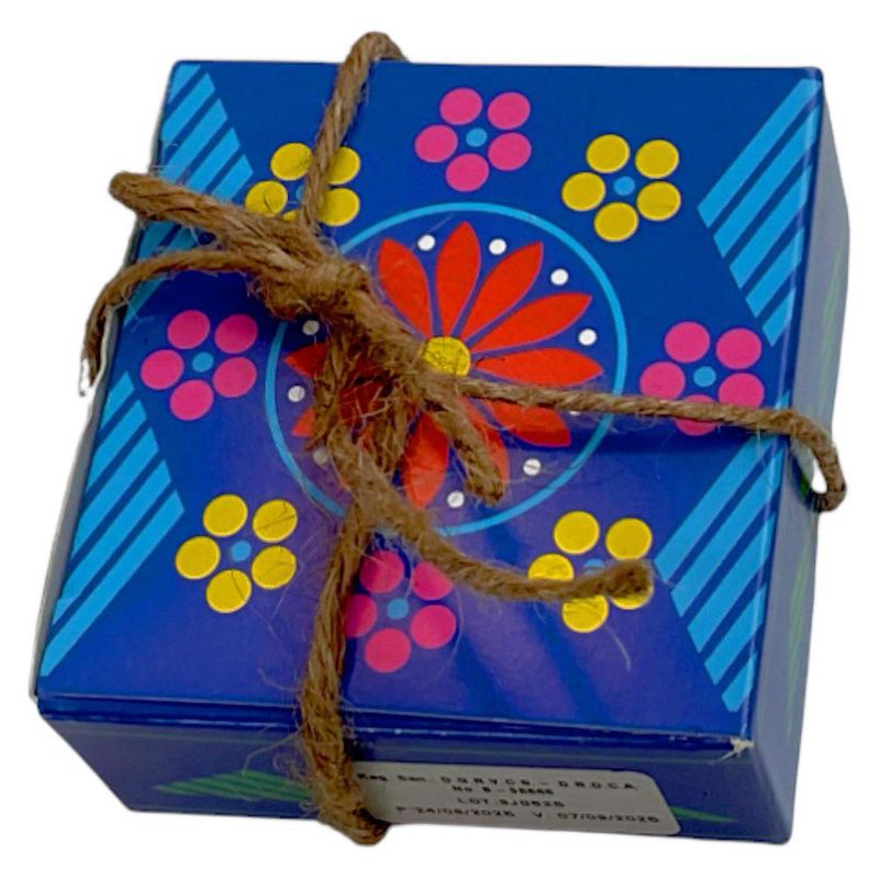 Cajita Cuadrada Decorada con 4 Dulces Artesanales