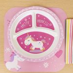 Plato con Divisiones Unicornio