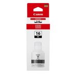 Botella de Tinta Canon GI 16 BK 167 Ml Negro