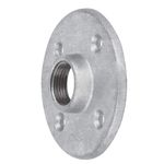 Flange para Inodoro de Acero Galvanizado con Rosca 3/4 Plg para Montaje Fijo