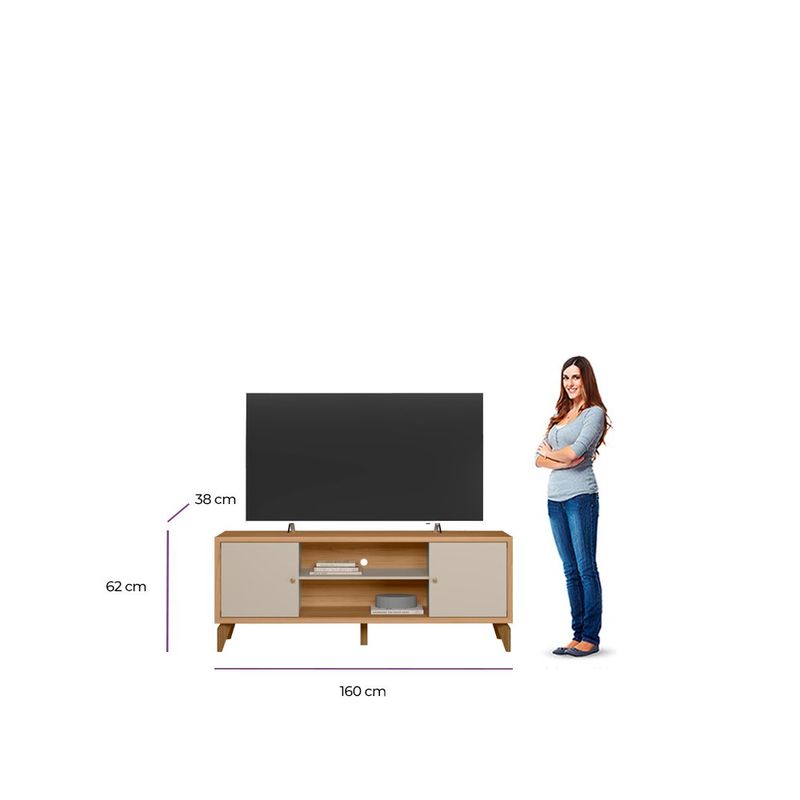 Mesa para TV Porto con Almacenamiento