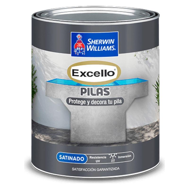 Pintura Excello para Pilas Azul Intenso Satinado 1 Gal