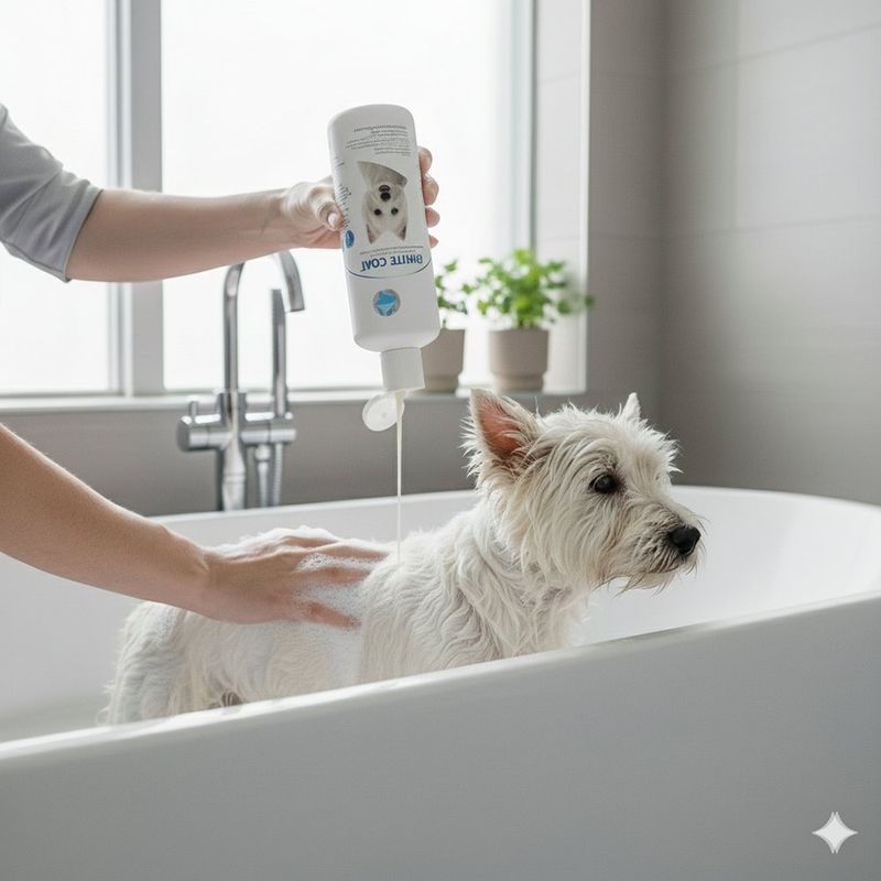 Shampoo y Acondicionador para Perro Pelo Blanco y Claro 480 Ml