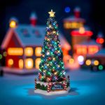 Figura Majestuoso Árbol de Navidad con Luz LED