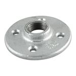 Flange para Inodoro de Acero Galvanizado con Rosca 1/2 Plg para Montaje Fijo